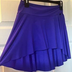 Purple High-low Dance Skirt
